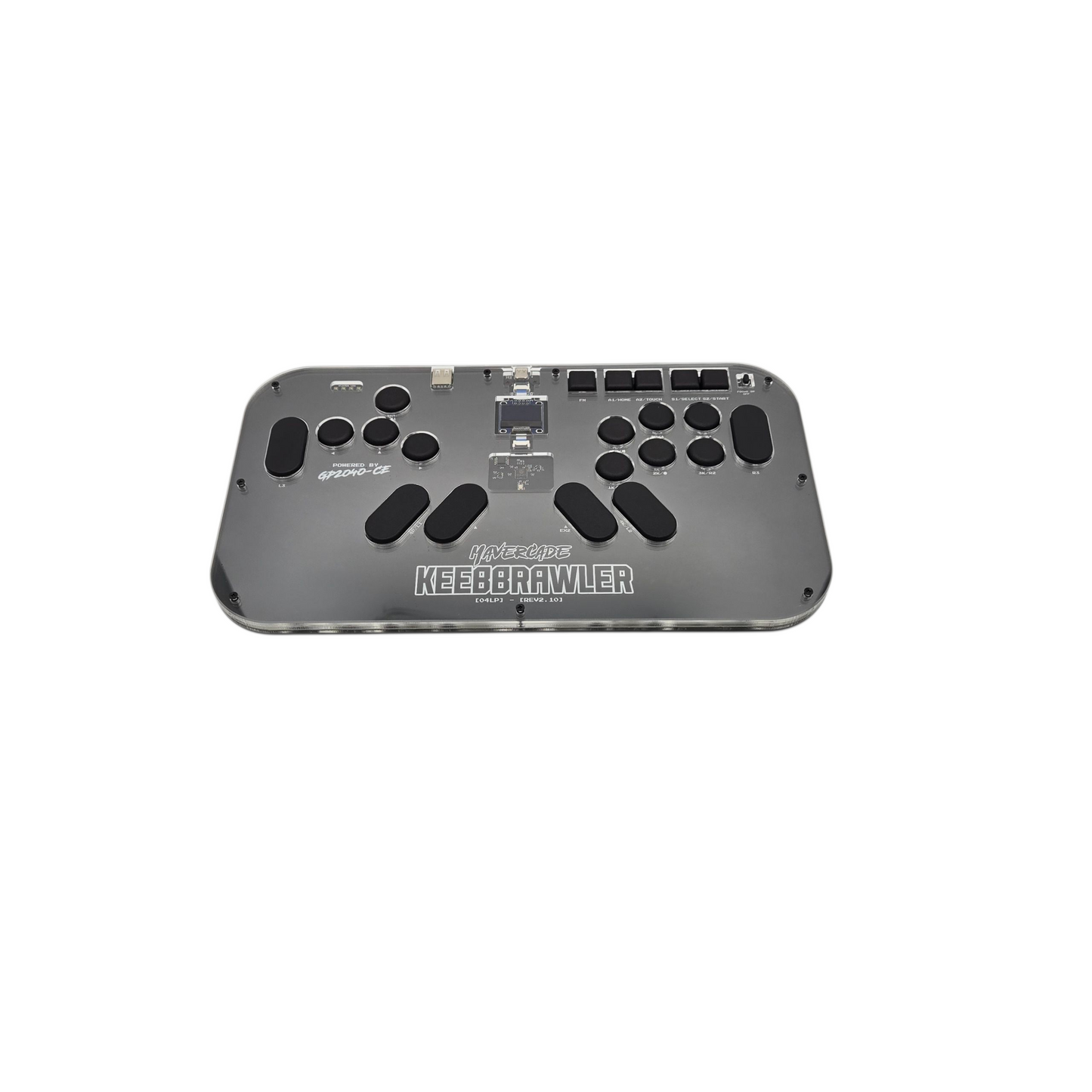 Mavercade KeebBrawler-04LP Fightstick (Leverless/All Button Controller)