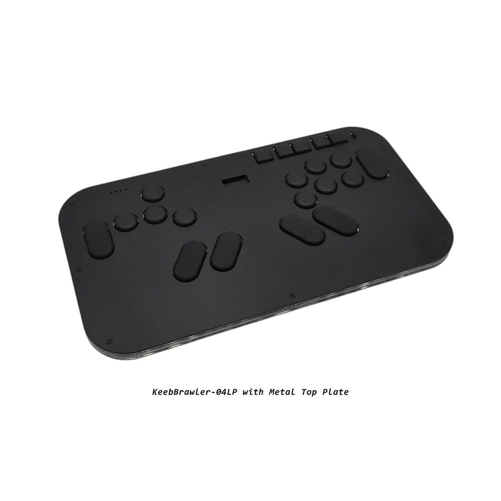 Mavercade KeebBrawler-04LP Fightstick (Leverless/All Button Controller)
