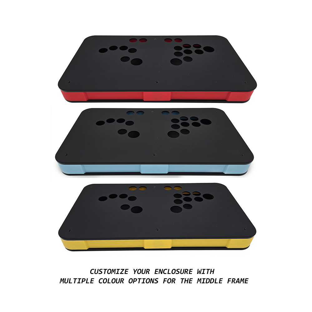 MAVERCADE LIGHTWEIGHT FIGHTSTICK ENCLOSURE KIT - MATTE BLACK LOW PROFILE