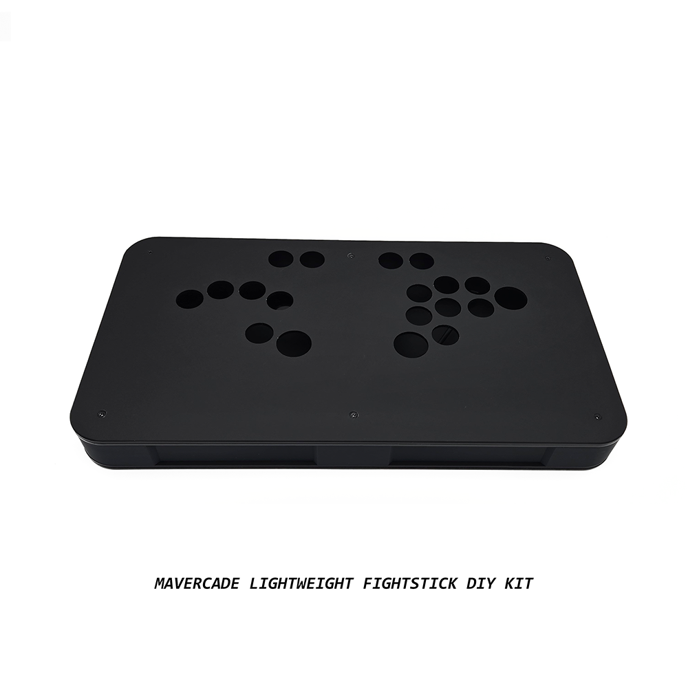 MAVERCADE LIGHTWEIGHT FIGHTSTICK ENCLOSURE KIT - MATTE BLACK LOW PROFILE