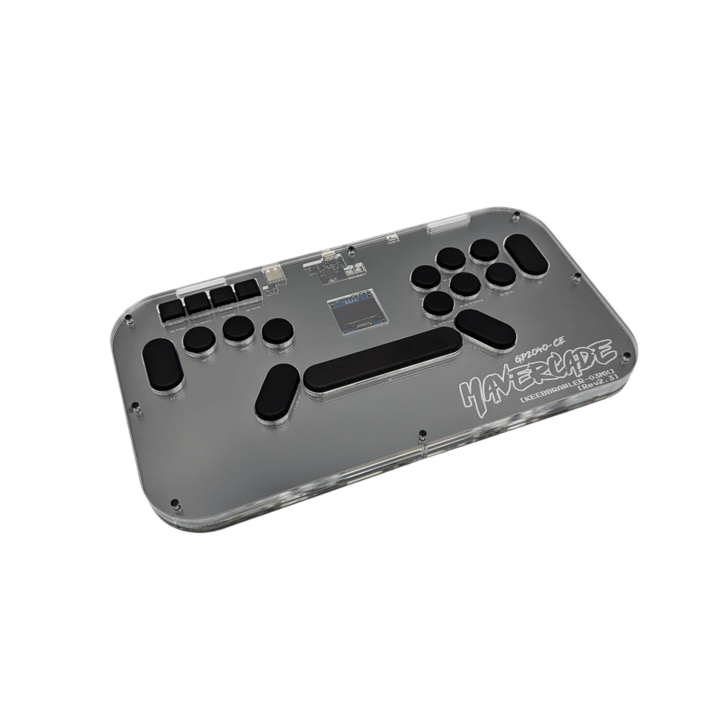 Mavercade KeebBrawler-03MX Fightstick (Leverless/All Button Controller)