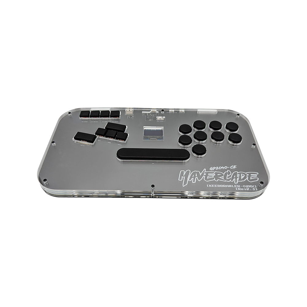 Mavercade KeebBrawler-02MX Fightstick (Leverless/All Button Controller)