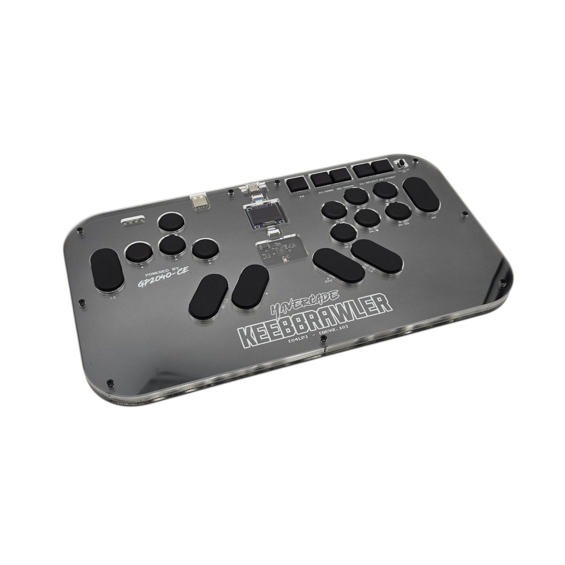Mavercade KeebBrawler-04LP Fightstick (Leverless/All Button Controller