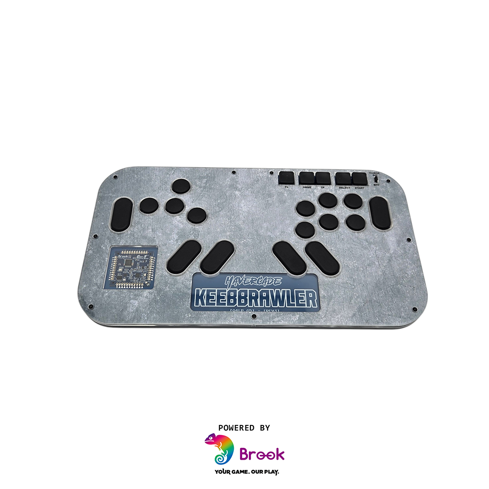 Mavercade KeebBrawler-04LPG5 Fightstick (Leverless/All Button Controller)