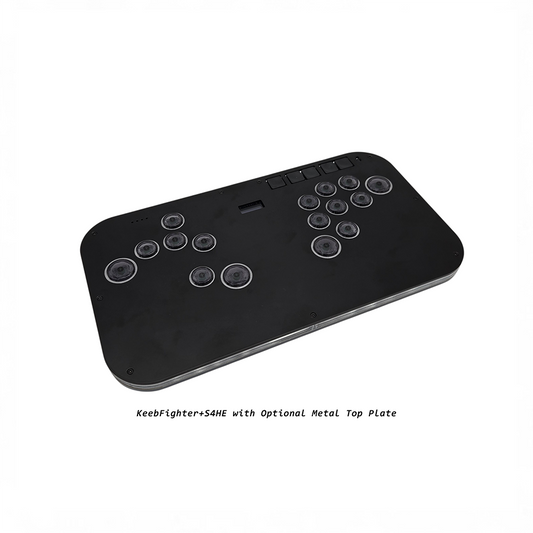 Mavercade KeebFighter+S4HE Fightstick (Leverless/All Button Controller)