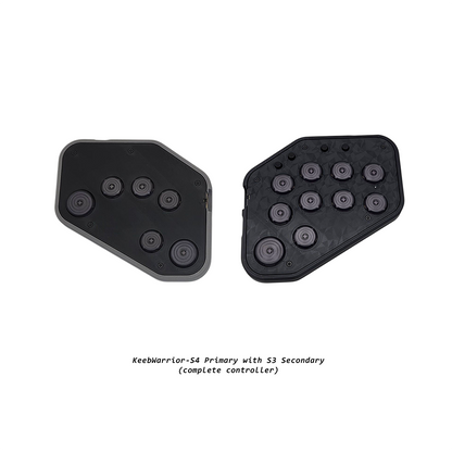 Mavercade KeebWarrior-S3 Primary and S4 Secondary (Split Leverless/All Button Controller)