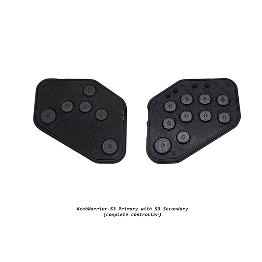 Mavercade KeebWarrior-S3 Primary and Secondary (Split Leverless/All Button Controller)