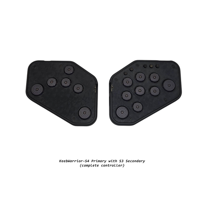 Mavercade KeebWarrior-S4 Primary with S3 Secondary (Split Leverless/All Button Controller)