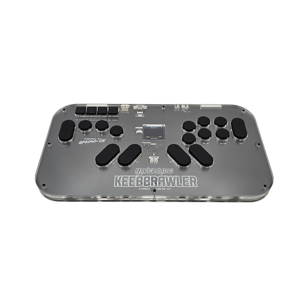 Mavercade KeebBrawler-04MX Fightstick (Leverless/All Button Controller) (B-Stock)