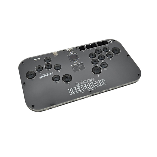 Mavercade KeebFighter+S4 Fightstick (Leverless/All Button Controller)