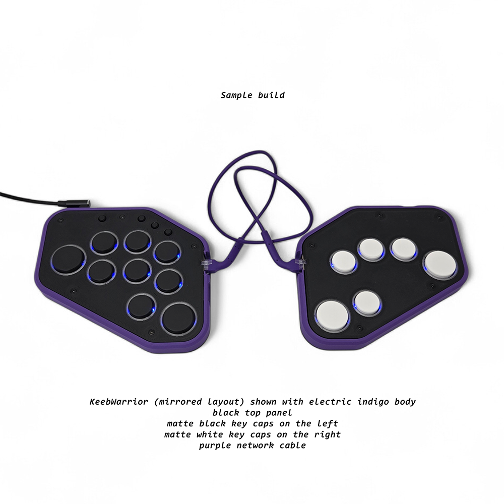 Mavercade KeebWarrior-S4 Primary with S3 Secondary (Split Leverless/All Button Controller)