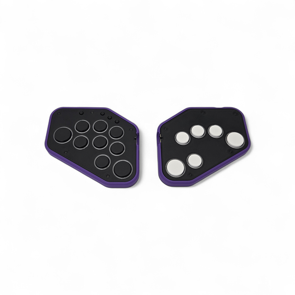 Mavercade KeebWarrior-MS4 (Mirrored/Reversed Split Leverless/All Button Controller)