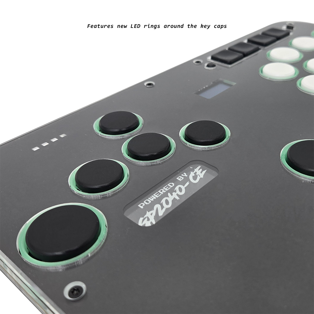 Mavercade KeebFighter-S3 Fightstick (Leverless/All Button Controller)