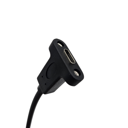 USB-C to B panel mount cable
