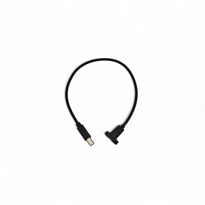 USB-C to B panel mount cable
